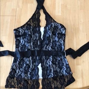 Lacy corset top